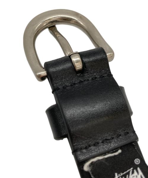 stussy（ステューシー）stussy (ステューシー) Rivet Stud Belt/135205 ブラック サイズ:L/XLの古着・服飾アイテム