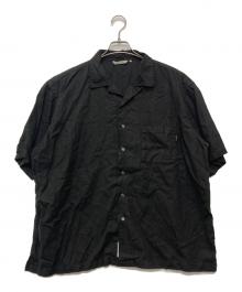 FARAH（ファーラー）の古着「Open Collar Shirt」｜ブラック