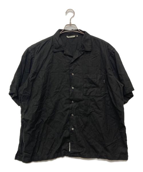 FARAH（ファーラー）FARAH (ファーラー) Open Collar Shirt ブラック サイズ:ＸＬの古着・服飾アイテム