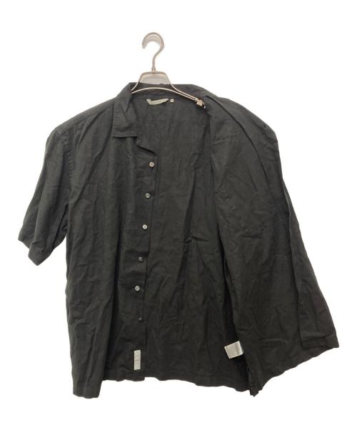 FARAH（ファーラー）FARAH (ファーラー) Open Collar Shirt ブラック サイズ:ＸＬの古着・服飾アイテム