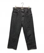 SUNFLOWERサンフラワー）の古着「WIDE TWIST JEANS/5108-707」｜グレー