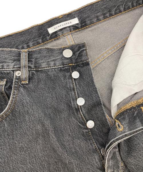 SUNFLOWER（サンフラワー）SUNFLOWER (サンフラワー) WIDE TWIST JEANS/5108-707 グレー サイズ:33の古着・服飾アイテム