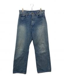 Graphpaper（グラフペーパー）の古着「Selvage Denim Five Pocket Wide Straight Pants」｜インディゴ