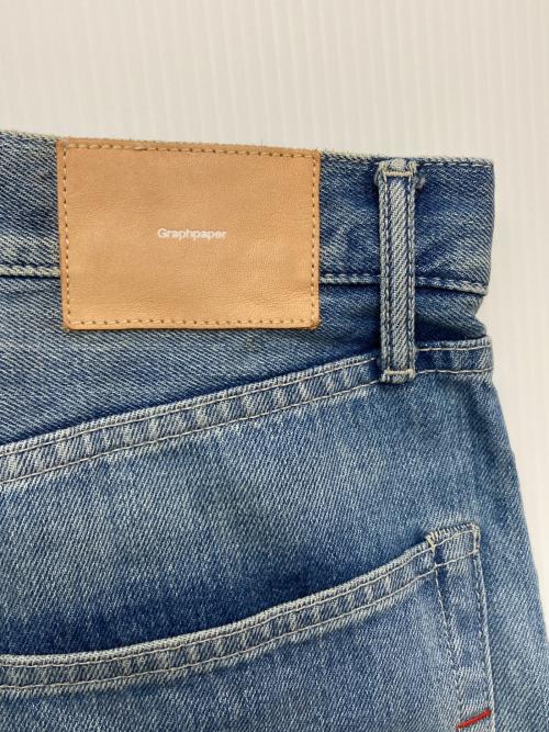 Graphpaper（グラフペーパー）Graphpaper (グラフペーパー) Selvage Denim Five Pocket Wide Straight Pants インディゴ サイズ:3の古着・服飾アイテム