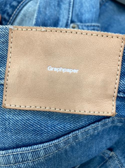 Graphpaper（グラフペーパー）Graphpaper (グラフペーパー) Selvage Denim Five Pocket Wide Straight Pants インディゴ サイズ:3の古着・服飾アイテム