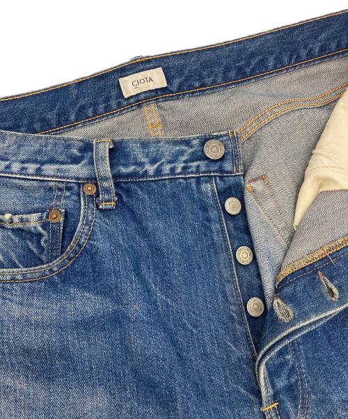 CIOTA（シオタ）CIOTA (シオタ) NIW STRAIGHT 5 POCKET PANTS/PTLM-21STB インディゴ サイズ:34の古着・服飾アイテム
