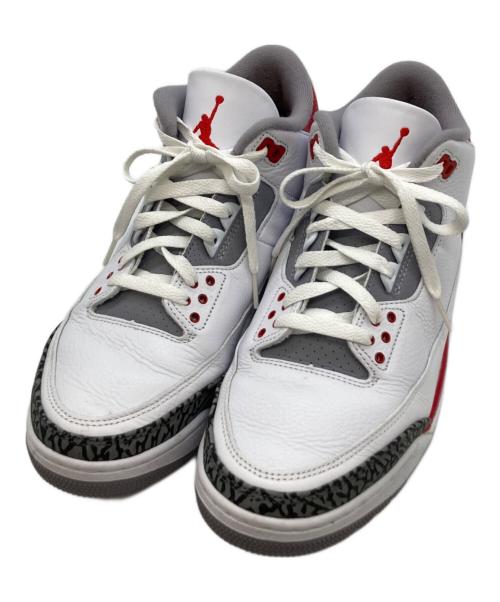 NIKE（ナイキ）NIKE (ナイキ) Air Jordan 3 Retro OG/DN3707-160 ホワイト×レッド サイズ:US10の古着・服飾アイテム