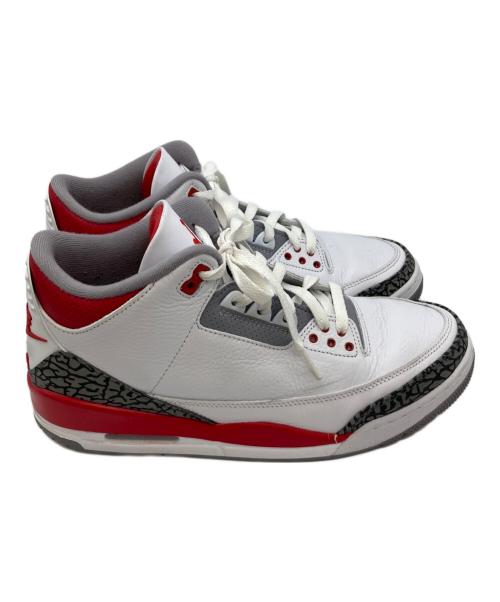 NIKE（ナイキ）NIKE (ナイキ) Air Jordan 3 Retro OG/DN3707-160 ホワイト×レッド サイズ:US10の古着・服飾アイテム
