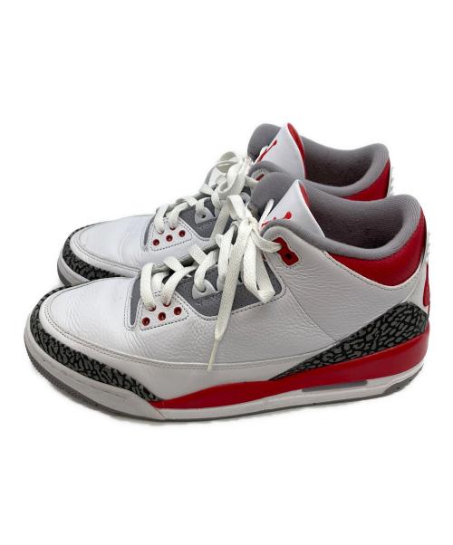 NIKE（ナイキ）NIKE (ナイキ) Air Jordan 3 Retro OG/DN3707-160 ホワイト×レッド サイズ:US10の古着・服飾アイテム