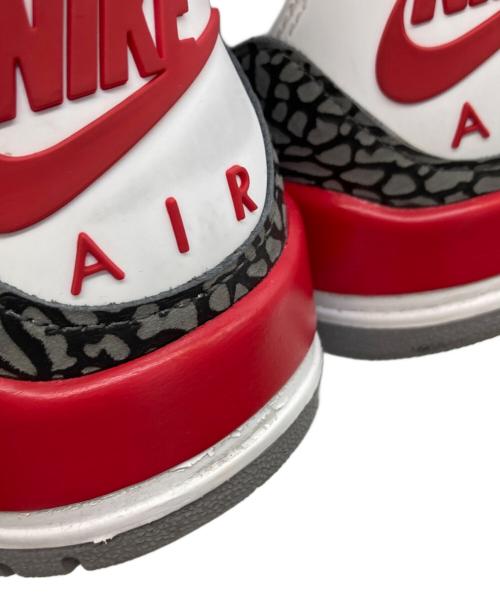 NIKE（ナイキ）NIKE (ナイキ) Air Jordan 3 Retro OG/DN3707-160 ホワイト×レッド サイズ:US10の古着・服飾アイテム