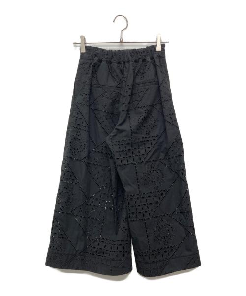 MSGM（エムエスジーエム）MSGM (エムエスジーエム) レースパンツ ブラック サイズ:38の古着・服飾アイテム