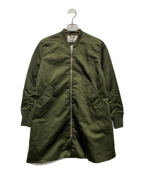 Acne studios（アクネ ストゥディオズ）Acne studios (アクネ ストゥディオズ) MA-1コート/ECLIPSE SHINE PAW14 オリーブ サイズ:34の古着・服飾アイテム