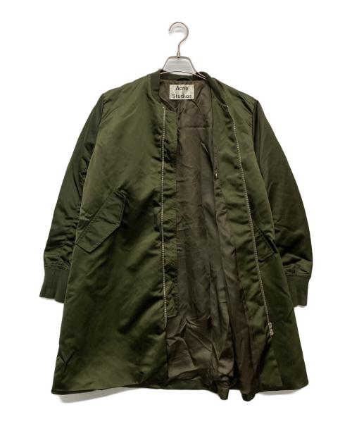 Acne studios（アクネ ストゥディオズ）Acne studios (アクネ ストゥディオズ) MA-1コート/ECLIPSE SHINE PAW14 オリーブ サイズ:34の古着・服飾アイテム