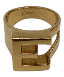 Chloe（クロエ）の古着「イニシャルリング」｜ゴールド