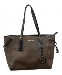 MICHAEL KORS（マイケルコース）の古着「モノグラムトートバッグ/30F8GV6T2B」｜ブラウン