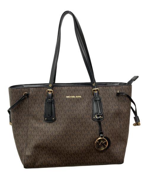 MICHAEL KORS（マイケルコース）MICHAEL KORS (マイケルコース) モノグラムトートバッグ/30F8GV6T2B ブラウンの古着・服飾アイテム