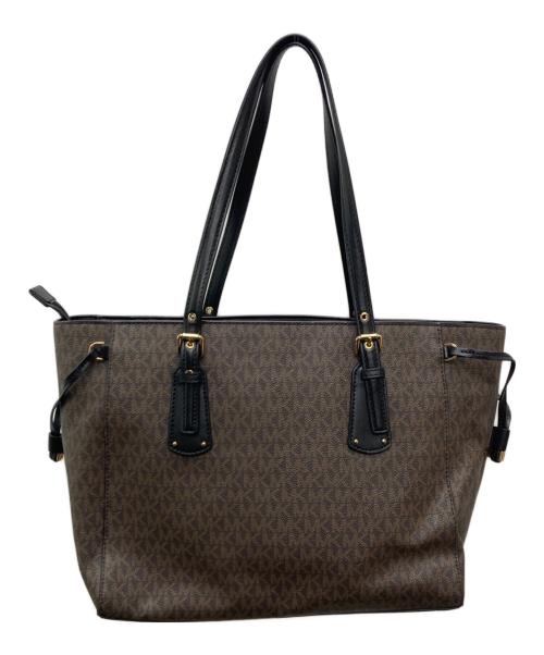 MICHAEL KORS（マイケルコース）MICHAEL KORS (マイケルコース) モノグラムトートバッグ/30F8GV6T2B ブラウンの古着・服飾アイテム
