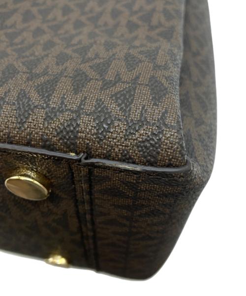 MICHAEL KORS（マイケルコース）MICHAEL KORS (マイケルコース) モノグラムチェーントートバッグ/30F1GUSL2B ブラウンの古着・服飾アイテム