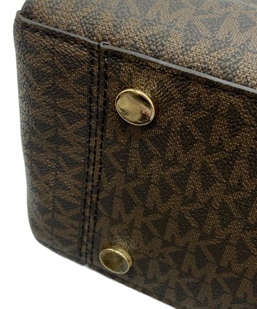 MICHAEL KORS（マイケルコース）MICHAEL KORS (マイケルコース) モノグラムチェーントートバッグ/30F1GUSL2B ブラウンの古着・服飾アイテム