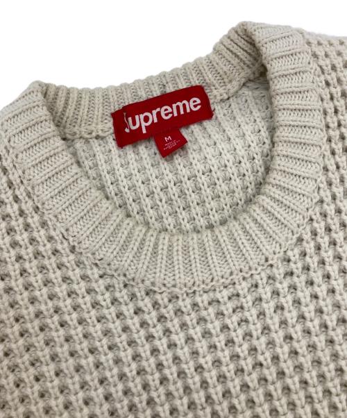 SUPREME（シュプリーム）SUPREME (シュプリーム) 24AW Waffle Small Box Sweater ベージュ サイズ:Mの古着・服飾アイテム