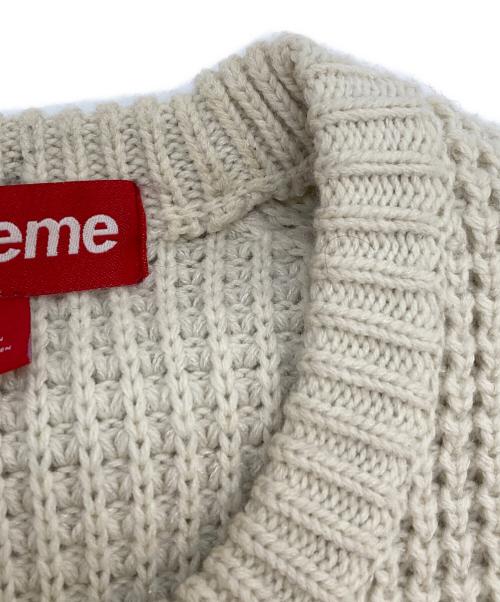 SUPREME（シュプリーム）SUPREME (シュプリーム) 24AW Waffle Small Box Sweater ベージュ サイズ:Mの古着・服飾アイテム