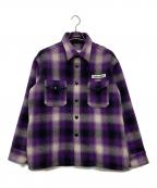 Subcultureサブカルチャー）の古着「OMBRE CHECK JACKET/SCJK-S2601」｜パープル