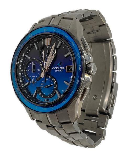 CASIO（カシオ）CASIO (カシオ) OCEANUS Manta/リストウォッチ/OCW-S7000A-2AJF ブルーの古着・服飾アイテム