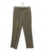 LAD MUSICIANラッドミュージシャン）の古着「2Tuck Slim Slacks/2123-554」｜オリーブ