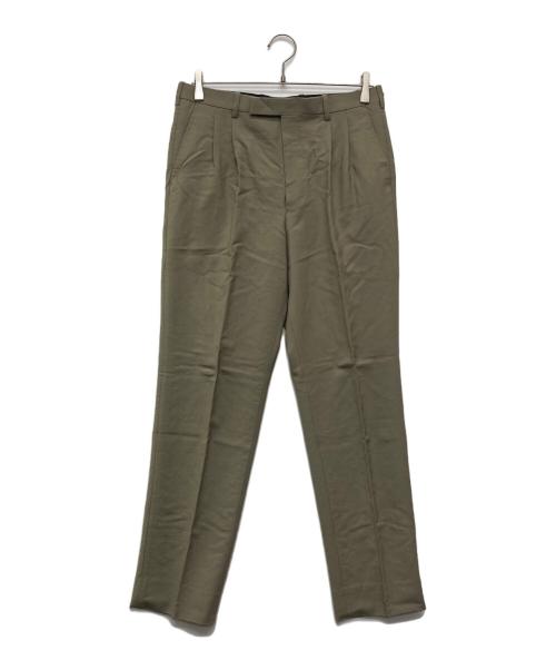LAD MUSICIAN（ラッドミュージシャン）LAD MUSICIAN (ラッドミュージシャン) 2Tuck Slim Slacks/2123-554 オリーブ サイズ:44の古着・服飾アイテム