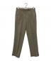 LAD MUSICIAN（ラッドミュージシャン）の古着「2Tuck Slim Slacks/2123-554」｜オリーブ