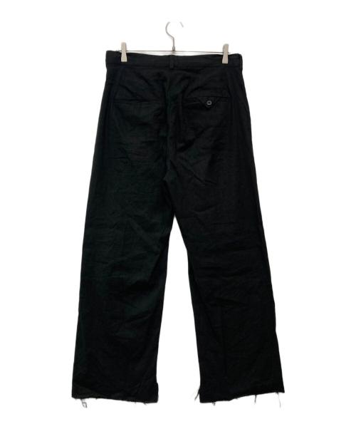ANCELLM（アンセルム）ANCELLM (アンセルム) CUT OFF SLIT TUCK SLACKS グレー サイズ:2の古着・服飾アイテム