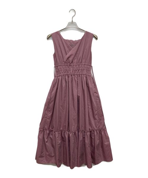 HER LIP TO（ハーリップトゥ）Her lip to (ハーリップトゥ) Riviera Double Bow Dress ピンク サイズ:Mの古着・服飾アイテム