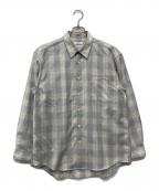 FUJIフジ）の古着「WOOL CHECK STANDARD SHIRT」｜グレー
