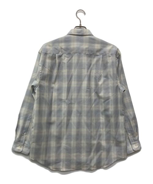 FUJI（フジ）FUJI (フジ) WOOL CHECK STANDARD SHIRT グレー サイズ:5の古着・服飾アイテム