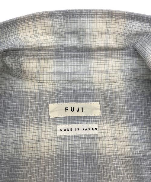 FUJI（フジ）FUJI (フジ) WOOL CHECK STANDARD SHIRT グレー サイズ:5の古着・服飾アイテム