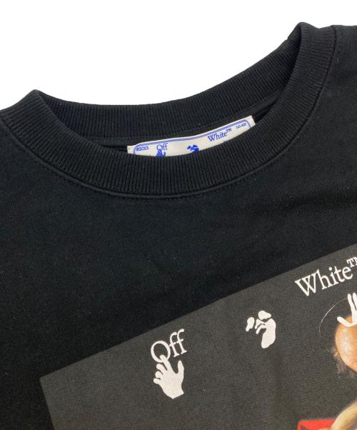 OFFWHITE（オフホワイト）OFFWHITE (オフホワイト) CARAVAGGIO COOTON SWEATSHIRT ブラック サイズ:Mの古着・服飾アイテム