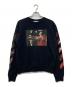 OFFWHITE（オフホワイト）の古着「CARAVAGGIO COOTON SWEATSHIRT」｜ブラック