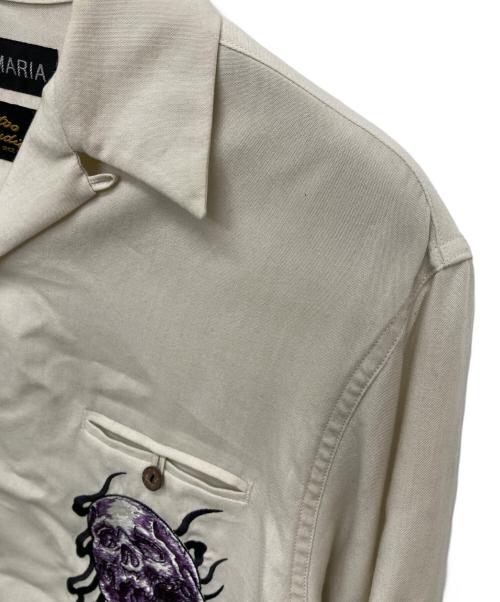 WACKO MARIA（ワコマリア）WACKO MARIA (ワコマリア) 56 TATTOO STUDIO (56 タトゥースタジオ) 50’S SHIRT L/S ベージュ サイズ:Ｓの古着・服飾アイテム