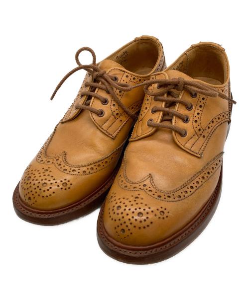 Tricker's（トリッカーズ）Tricker's (トリッカーズ) ウィングチップシューズ/L5633 ベージュ サイズ:5-4の古着・服飾アイテム