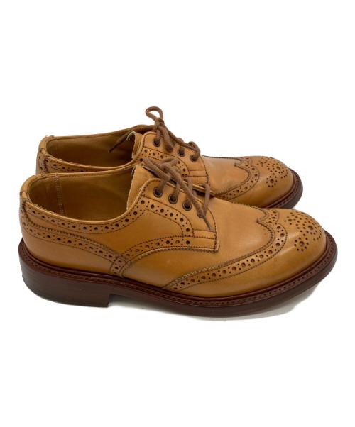 Tricker's（トリッカーズ）Tricker's (トリッカーズ) ウィングチップシューズ/L5633 ベージュ サイズ:5-4の古着・服飾アイテム