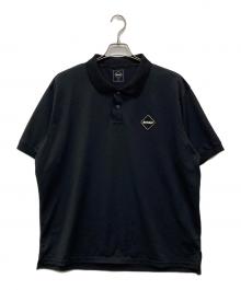 F.C.R.B.（エフシーレアルブリストル）の古着「EMBLEM POLO/FCRB-260068」｜ブラック