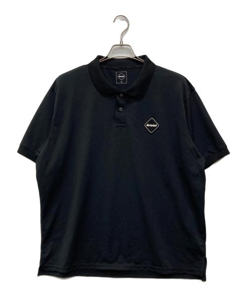F.C.R.B.（エフシーレアルブリストル）F.C.R.B. (エフシーレアルブリストル) EMBLEM POLO/FCRB-260068 ブラック サイズ:ＸＬの古着・服飾アイテム