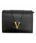 VERSACE（ヴェルサーチ）の古着「VIRTUS/コンパクトミニウォレット/1005973」｜ブラック
