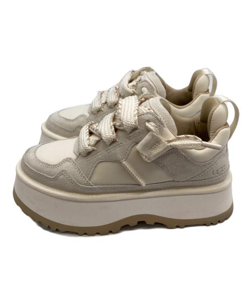 UGG（アグ）UGG (アグ) Astromel チャンキーソールスニーカー/1171541 ベージュ サイズ:24cmの古着・服飾アイテム