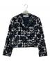 ROBE DE CHAMBRE COMME DES GARCONS（ローブドシャンブル コムデギャルソン）の古着「ベロアジャガードギンガムチェックジャケット」｜グレー
