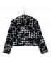 ROBE DE CHAMBRE COMME DES GARCONS (ローブドシャンブル コムデギャルソン) ベロアジャガードギンガムチェックジャケット グレー サイズ:M：24000円