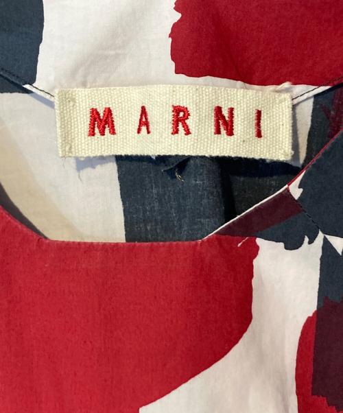 MARNI（マルニ）MARNI (マルニ) フラワーペイントブラウス ピンク サイズ:40の古着・服飾アイテム