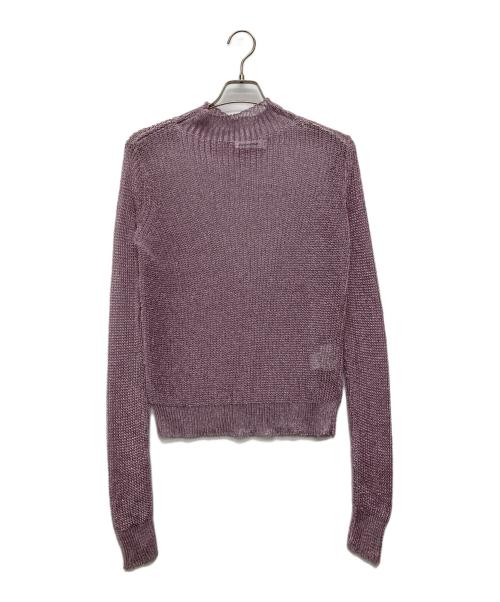 JIL SANDER（ジルサンダー）JIL SANDER (ジルサンダー) ワイヤーメッシュニット ピンク サイズ:36の古着・服飾アイテム
