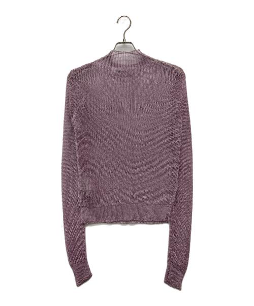 JIL SANDER（ジルサンダー）JIL SANDER (ジルサンダー) ワイヤーメッシュニット ピンク サイズ:36の古着・服飾アイテム