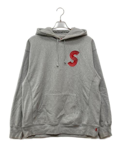 SUPREME（シュプリーム）SUPREME (シュプリーム) S LOGO HOODED SWEATSHIRT グレー サイズ:Lの古着・服飾アイテム